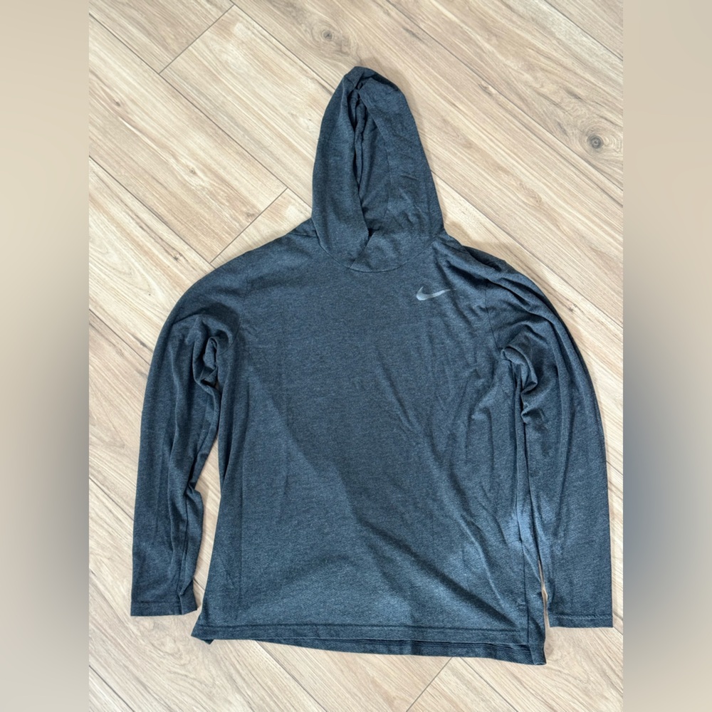 Nike Gray Dri Fit Tech Hoodie